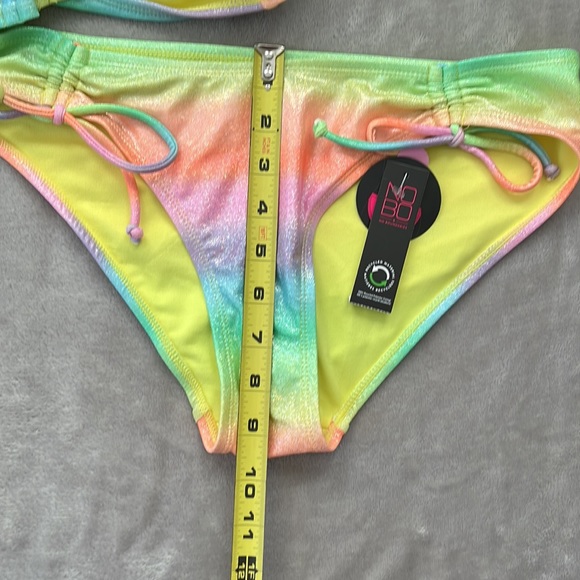 ✨NWT - Teen Sparkly rainbow bikini - Picture 9 of 11